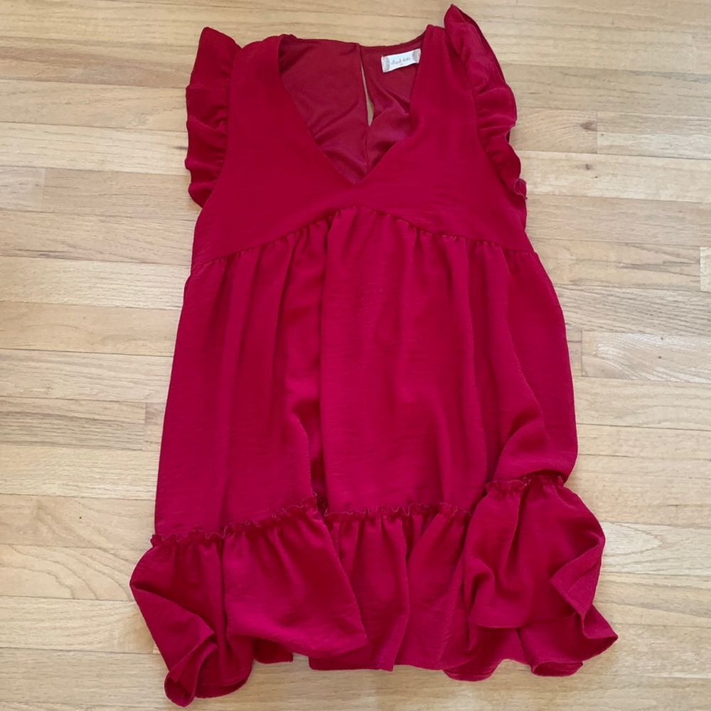 Red dress